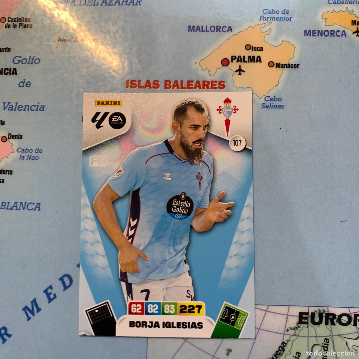 Cromos de f&uacute;tbol: Borja Iglesias n&uacute;mero 107 del Celta cromo adrenalyn XL 25-26 2025-2026