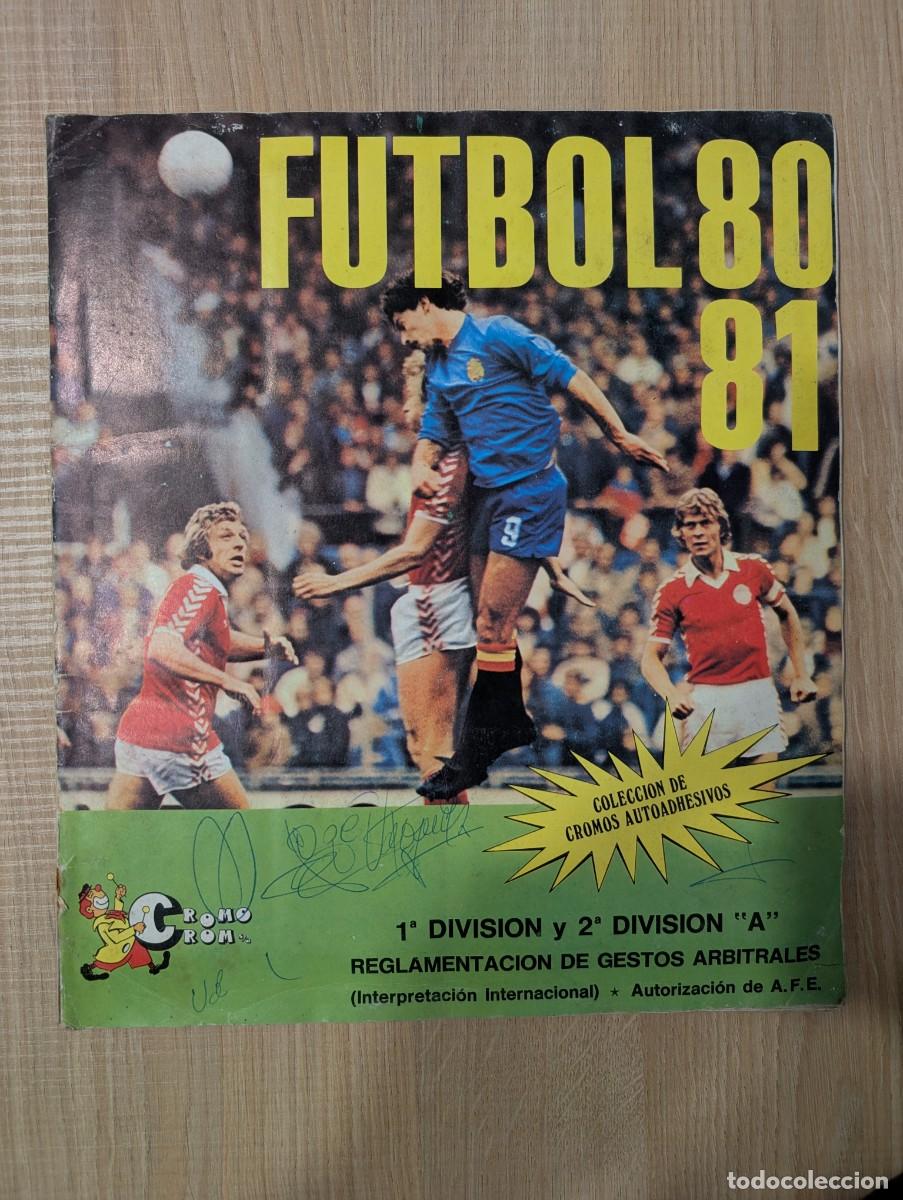 Cromos de Futebol: &Aacute;lbum Futbol 80 81 Cromo Crom (Completo, 400 cromos).