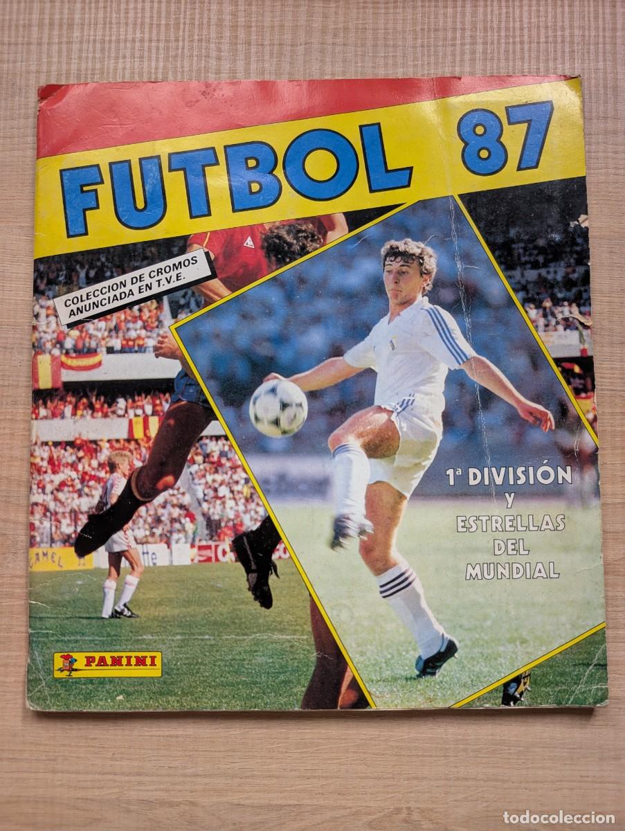 Cromos de Futebol: &Aacute;lbum Futbol 87 PANINI - Completo total (377 cromos).