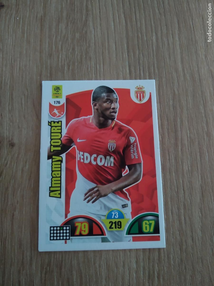 Cromos de F&uacute;tbol: 176 ALMAMY TOURE MONACO CROMO FUTBOL PANINI LIGUE 1 2018-2019 ADRENALYN LIGA FRANCIA 18-19