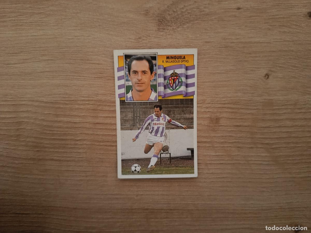Fu&szlig;ball-Sticker: CROMO DE F&Uacute;TBOL LIGA ESTE MINGUELA VALLADOLID SIN PEGAR NUNCA PEGADO 90 91 1990 1991