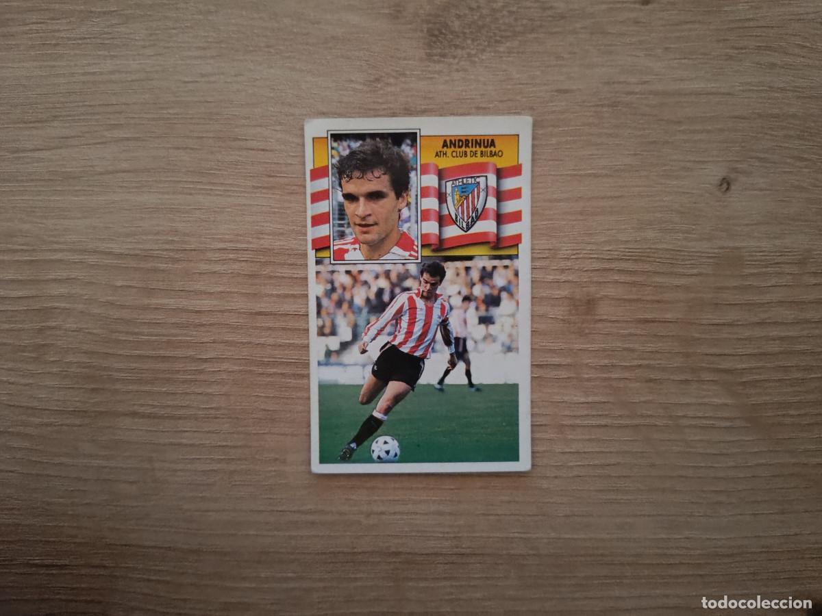 Figurine di Calcio: CROMO DE F&Uacute;TBOL LIGA ESTE ANDRINUA BILBAO SIN PEGAR NUNCA PEGADO 90 91 1990 1991