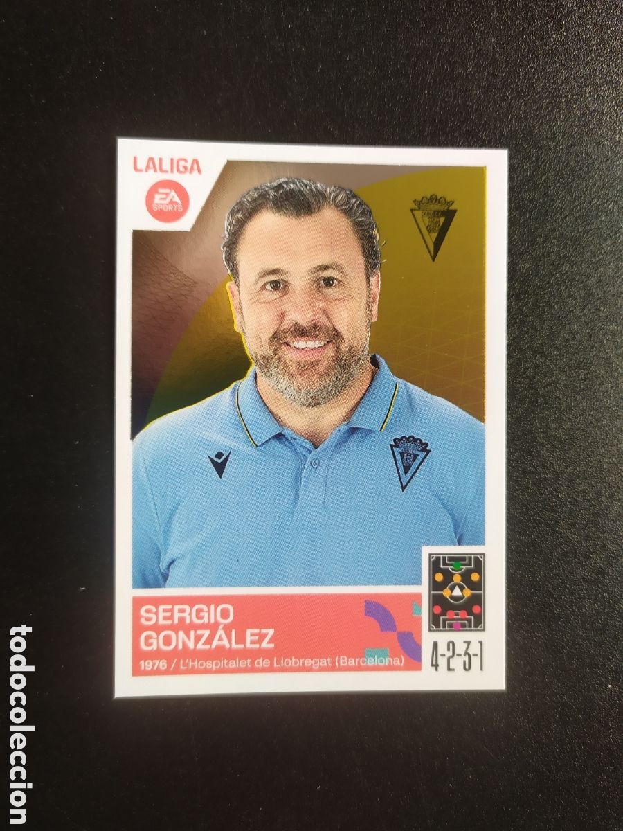 Cromos de f&uacute;tbol: Liga este 2023 2024 23 24 panini Sergio Gonz&aacute;lez n&deg; 2 Cadiz