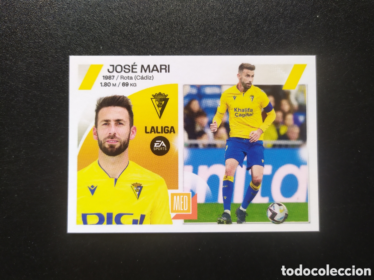 Figurine di Calcio: Liga este 2023 2024 23 24 panini Jose Mari n&deg; 13 Cadiz
