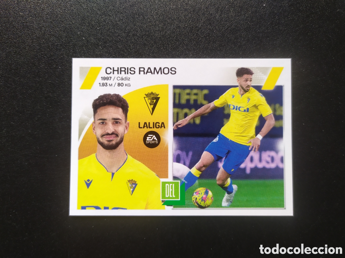 Cromos de f&uacute;tbol: Liga este 2023 2024 23 24 panini Chris Ramos coloca n&deg; 19 bis Cadiz