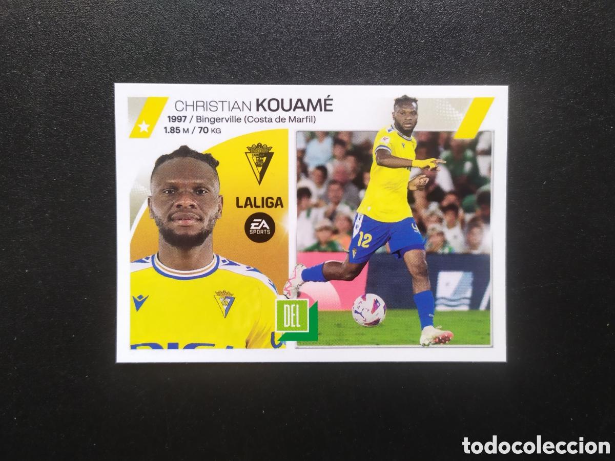 Cartes &agrave; collectionner de Football: Liga este 2023 2024 23 24 panini Kouame fichaje n&deg; 52 Cadiz