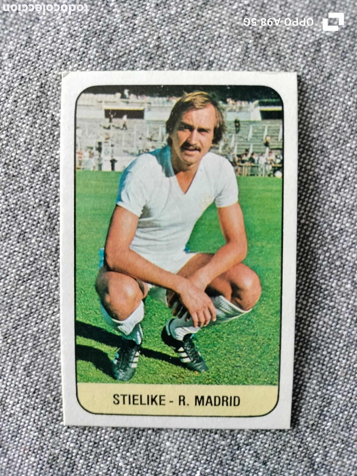 Fu&szlig;ball-Sticker: Cromo Stielike Real Madrid Ediciones Este liga temporada 78 79 1978 1979
