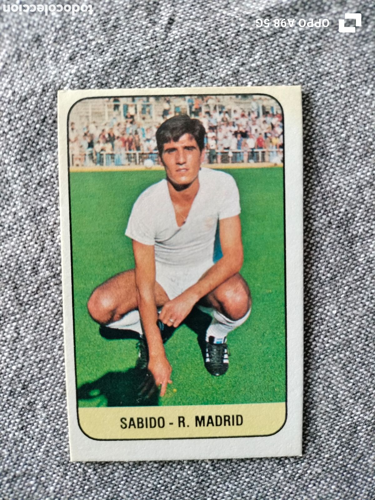Fu&szlig;ball-Sticker: Cromo Sabido Real Madrid Ediciones Este liga temporada 78 79 1978 1979
