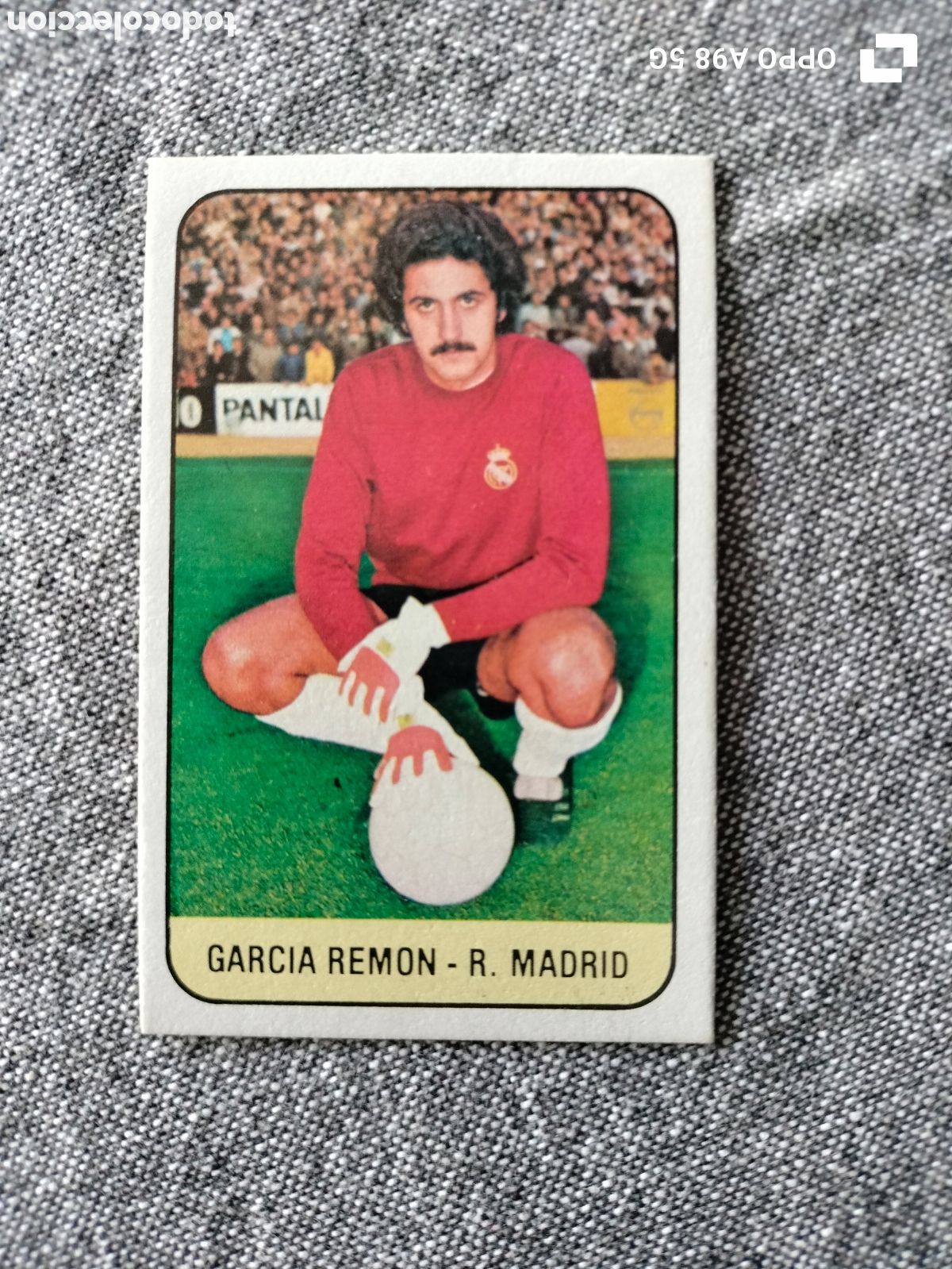 Fu&szlig;ball-Sticker: Cromo Garc&iacute;a Rem&oacute;n Real Madrid Ediciones Este liga temporada 78 79 1978 1979