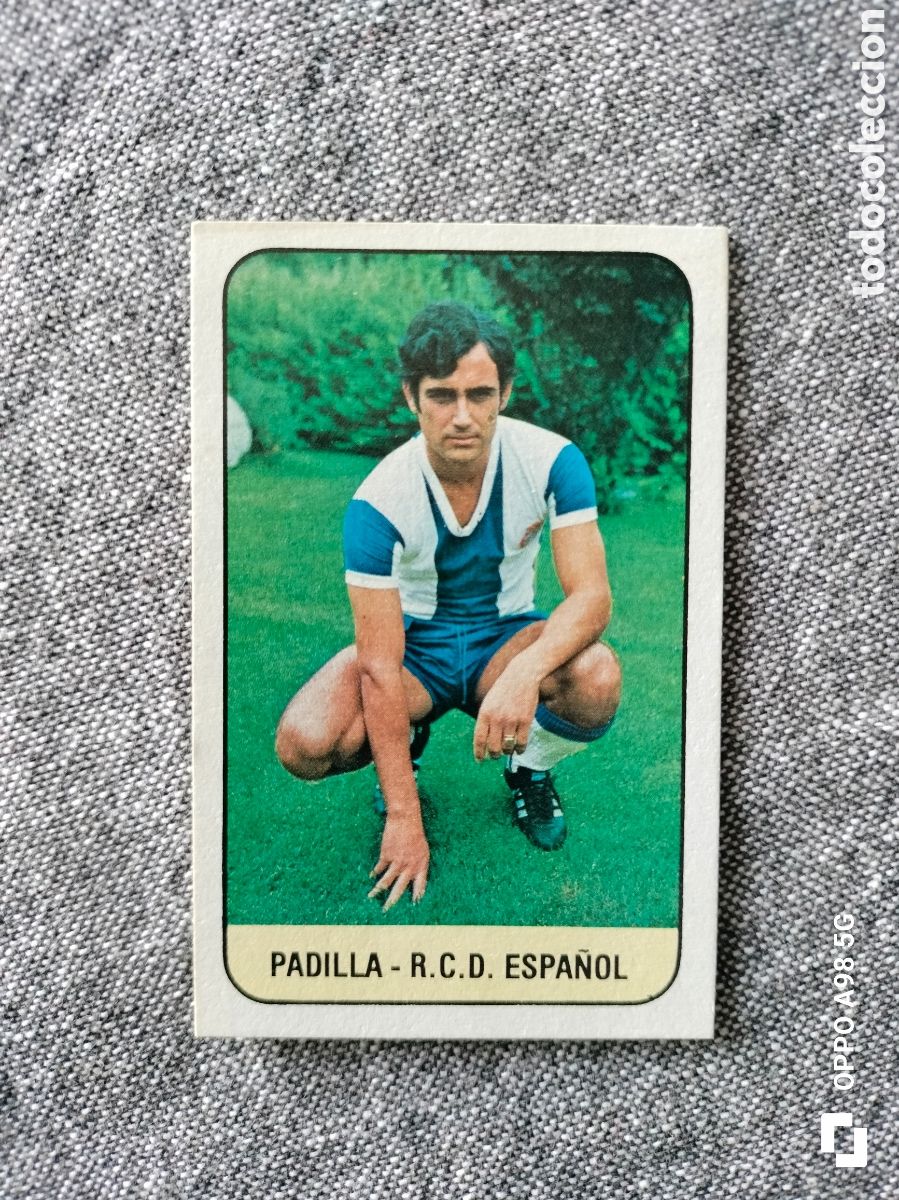 Fu&szlig;ball-Sticker: Cromo Padilla Real Club Deportivo Espa&ntilde;ol Ediciones Este liga temporada 78 79 1978 1979