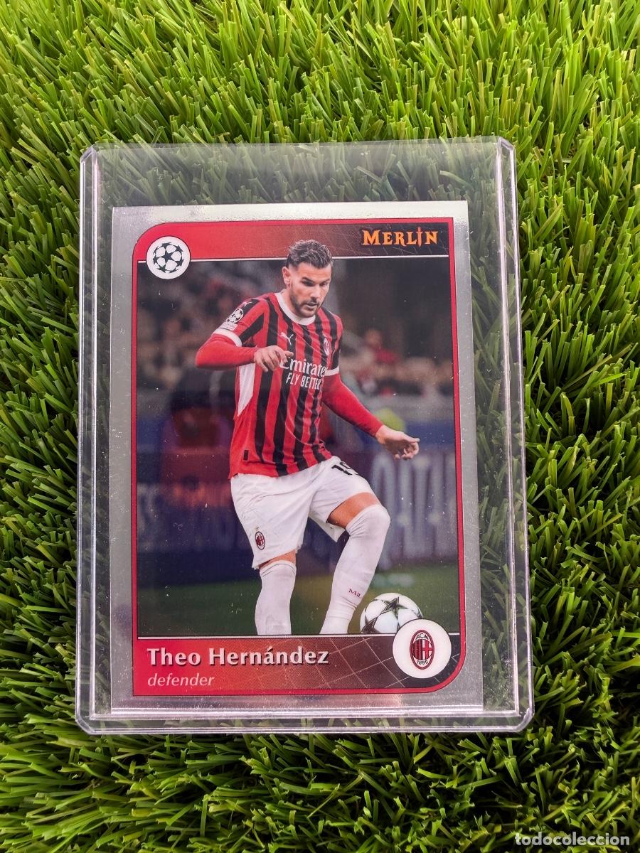 Fu&szlig;ball-Sticker: N&ordm; 135 Theo Hern&aacute;ndez AC Milan Merlin Chrome 24 25