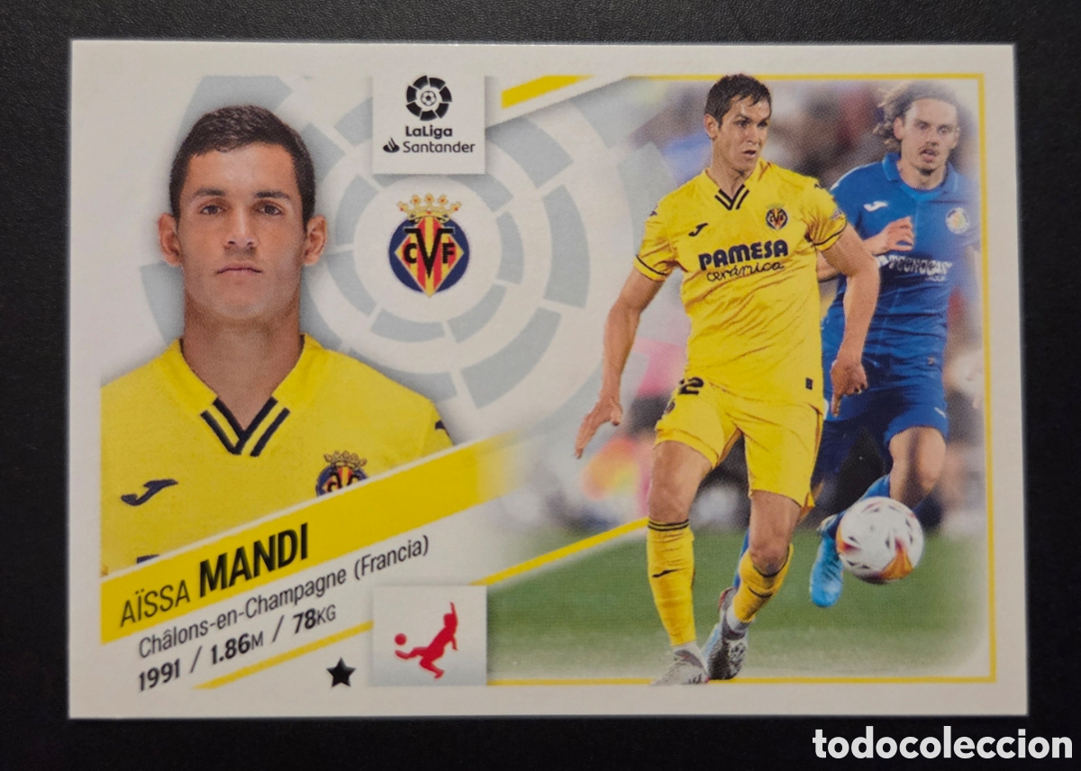 Figurine di Calcio: Cromo n&deg; 6 A&iuml;ssa Mandi Villareal CF Liga Este Panini 2022-2023