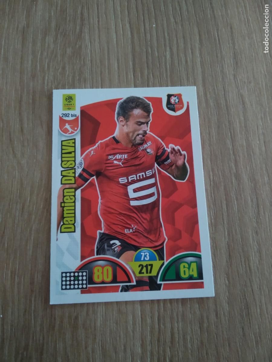 Figurine di Calcio: 292 BIS DA SILVA STADE RENNAIS CROMO FUTBOL PANINI LIGUE 1 FOOT 2018-2019 ADRENALYN FRANCIA 18-19