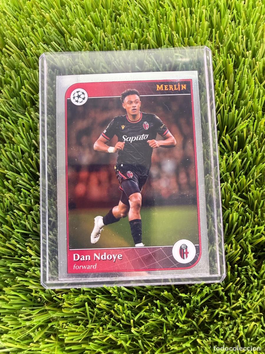 Fu&szlig;ball-Sticker: N&ordm; 163 Dan Ndoye Bolonia Merlin Chrome 24 25