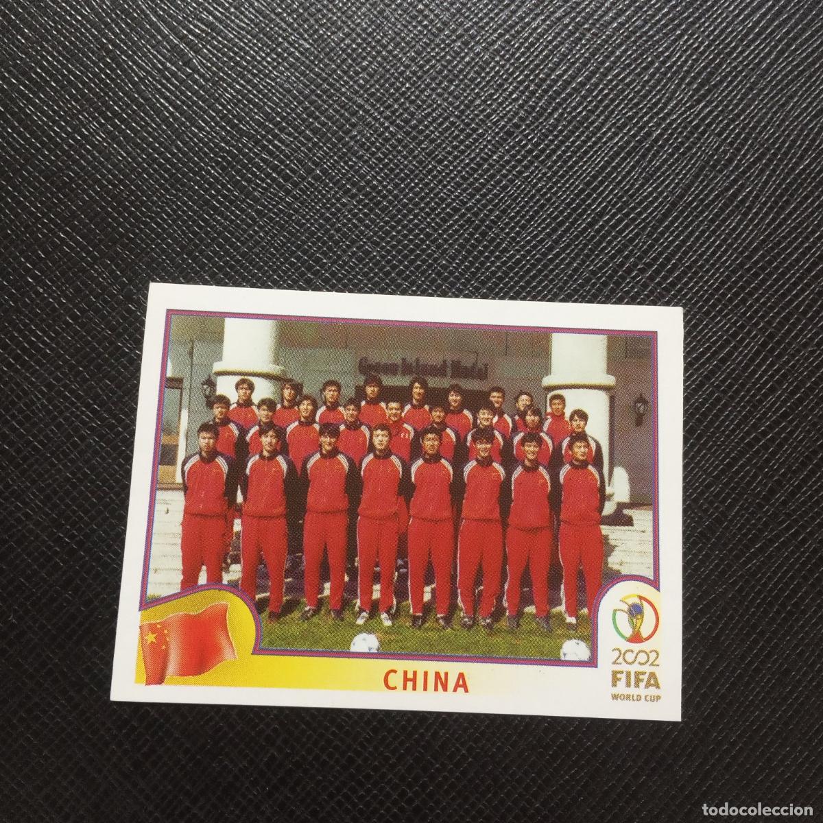 Cromos de f&uacute;tbol: 205 PLANTILLA CHINA PANINI 2002 MUNDIAL KOREA FUTBOL 02 CROMO - SIN PEGAR - A101 PG388