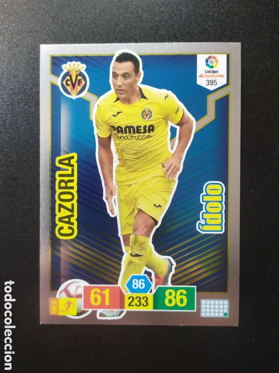 Cromos de f&uacute;tbol: Adrenalyn 2018 2019 18 19 panini Cazorla idolo n&deg; 395 Villarreal
