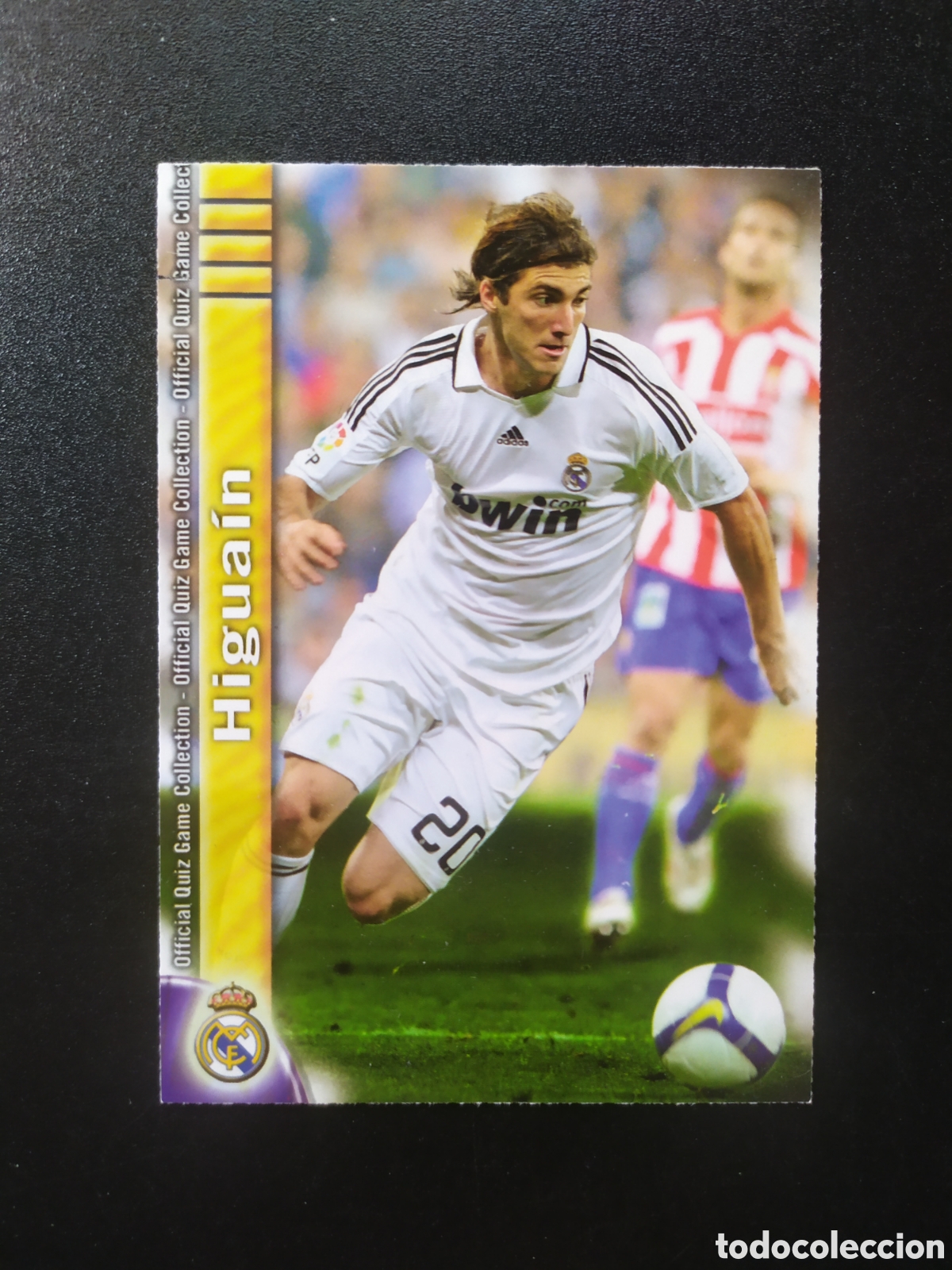 Fu&szlig;ball-Sticker: Mundicromo fichas Liga 2009 2010 09 10 Higuain n&deg; 48 Real Madrid