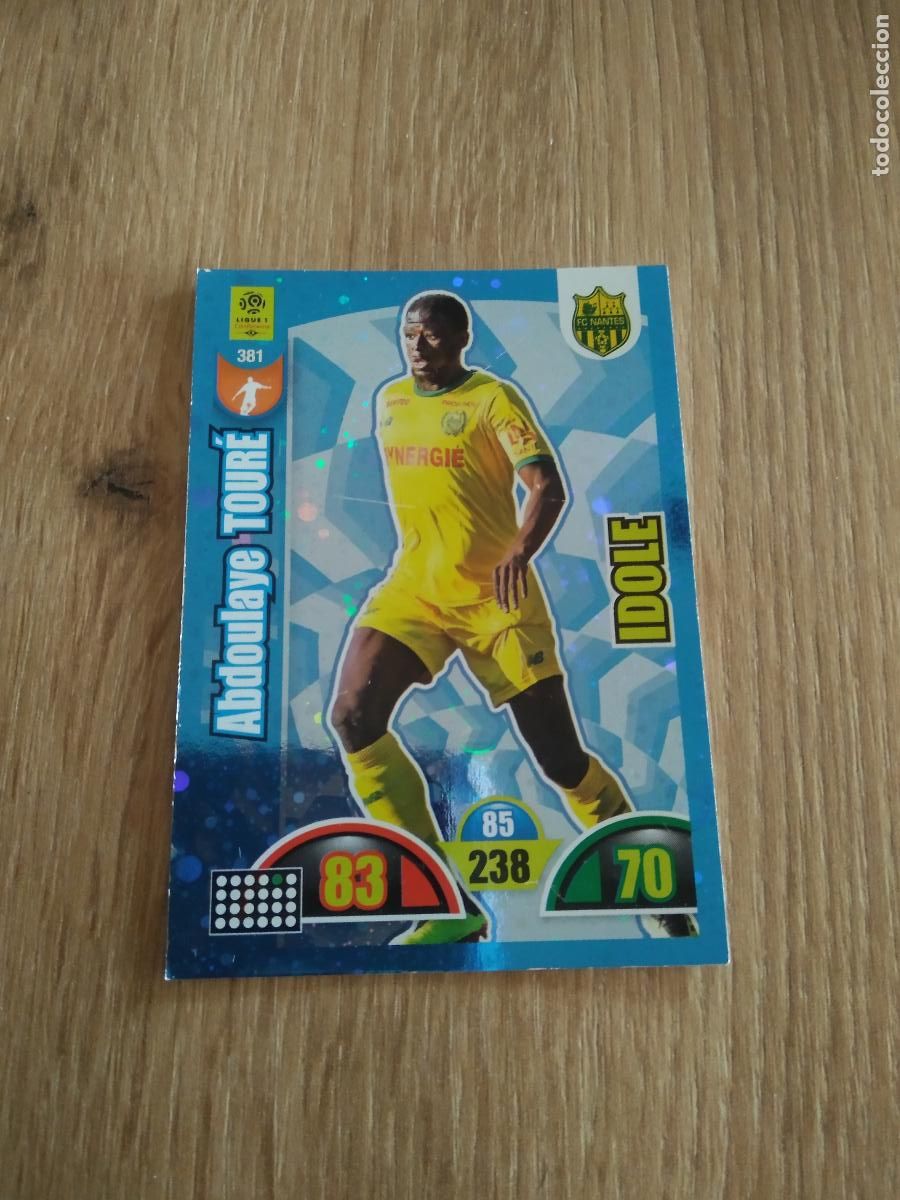 Cromos de F&uacute;tbol: 381 ABDOULAYE TOURE NANTES CROMO FUTBOL PANINI LIGUE 1 2018-2019 ADRENALYN LIGA FRANCIA 18-19