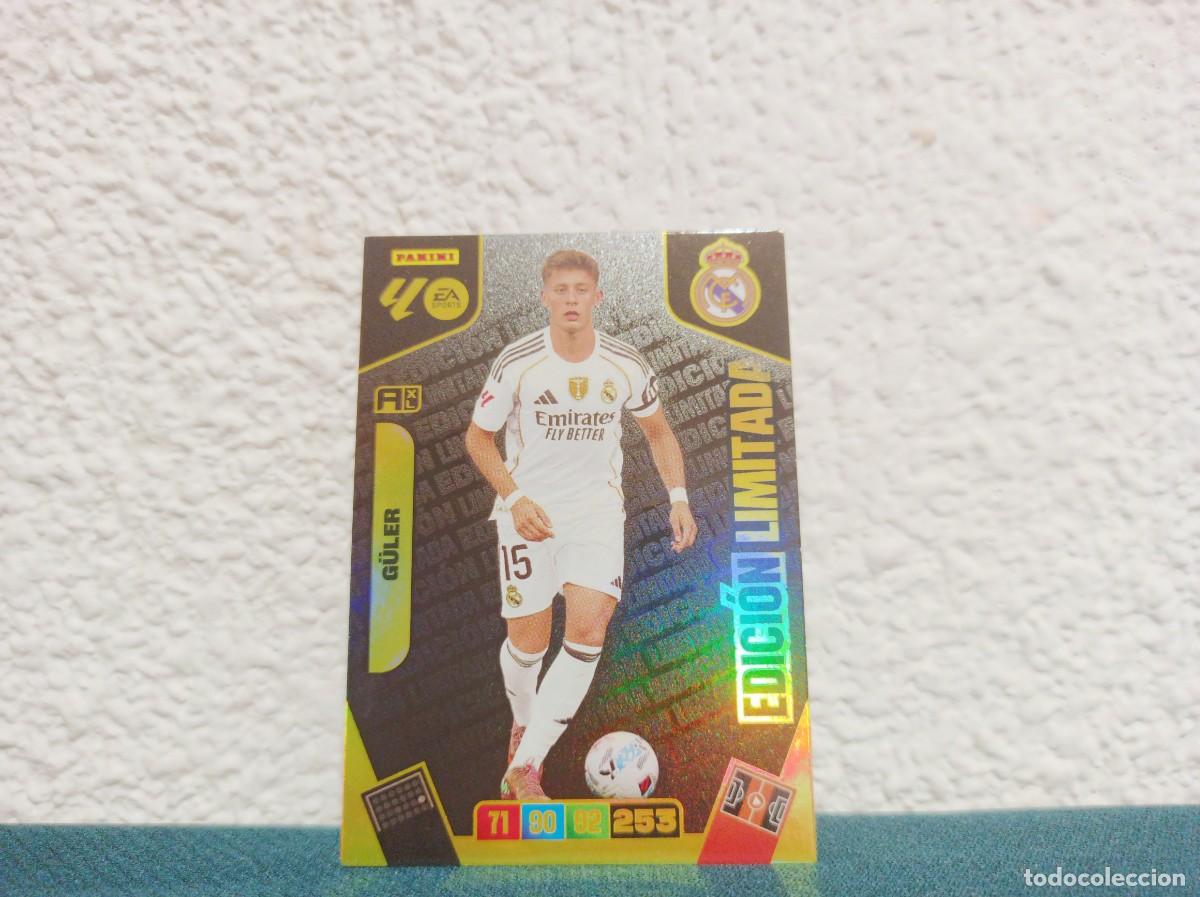 Fu&szlig;ball-Sticker: G&Uuml;LER EDICION LIMITADA REAL MADRID CF ADRENALYN XL 25 26 PANINI