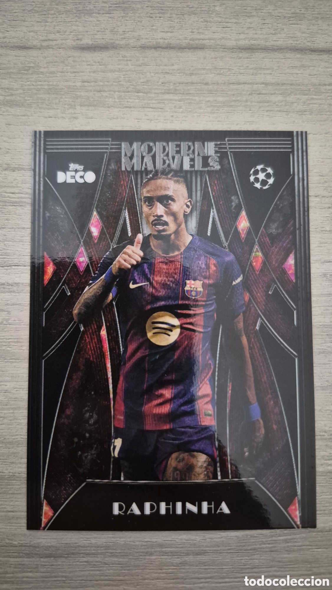 Cromos de f&uacute;tbol: Raphina Moderne Marvels Topps Deco - Foto 1