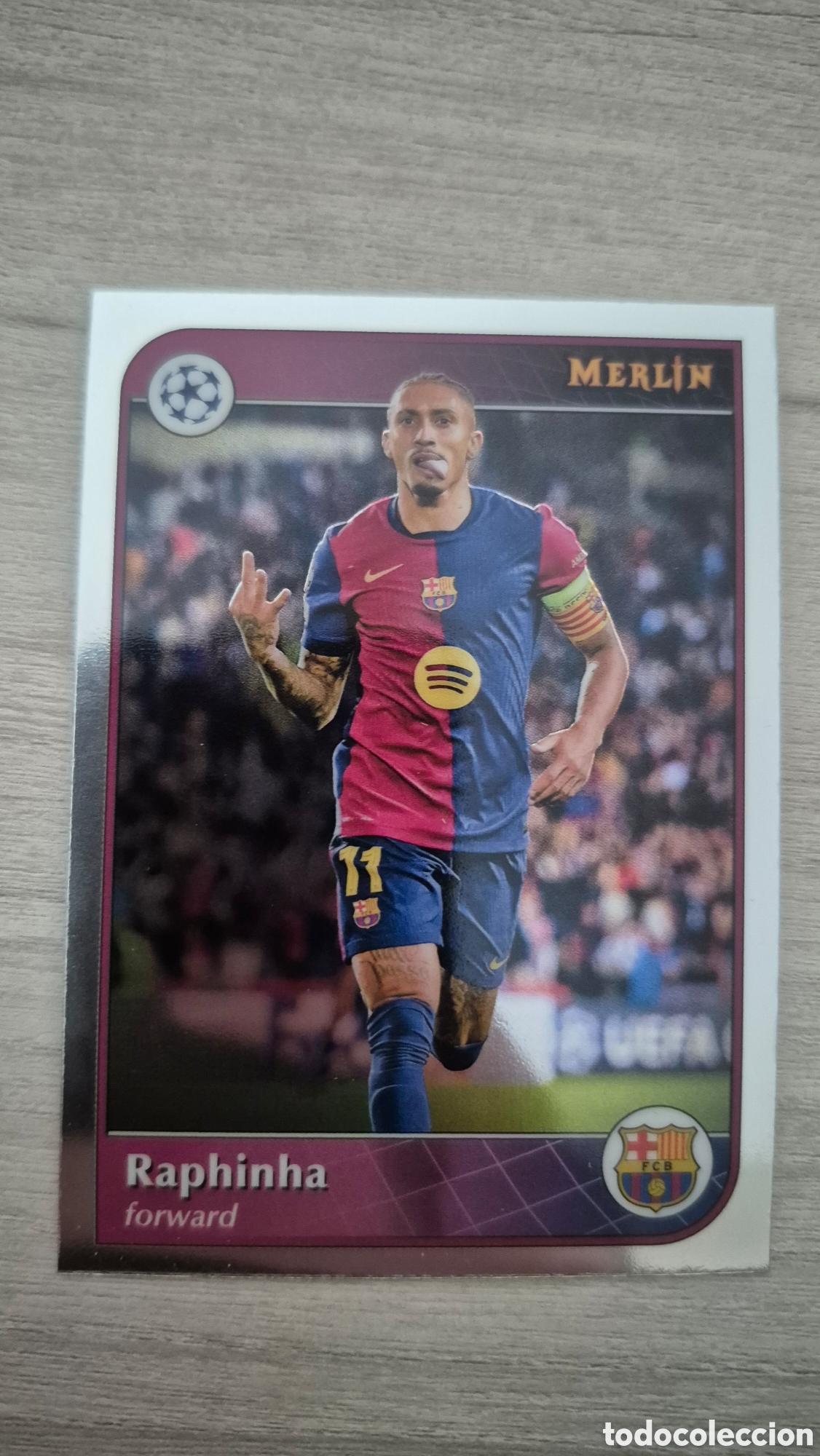 Cromos de f&uacute;tbol: Raphina Topps Merlin - Foto 1