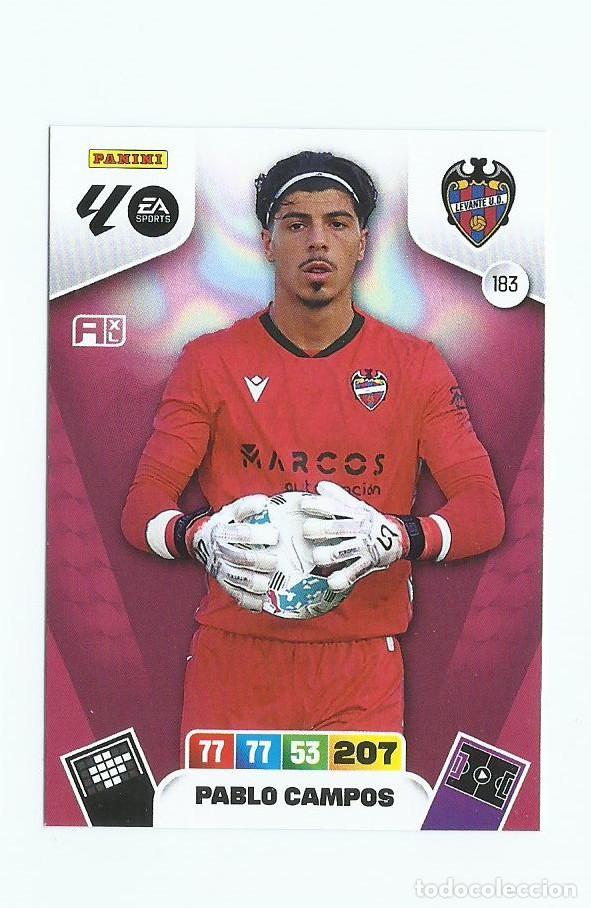 Fu&szlig;ball-Sticker: ADRENALYN 2025/2026 183 CAMPOS LEVANTE , NUEVO PERFECTO