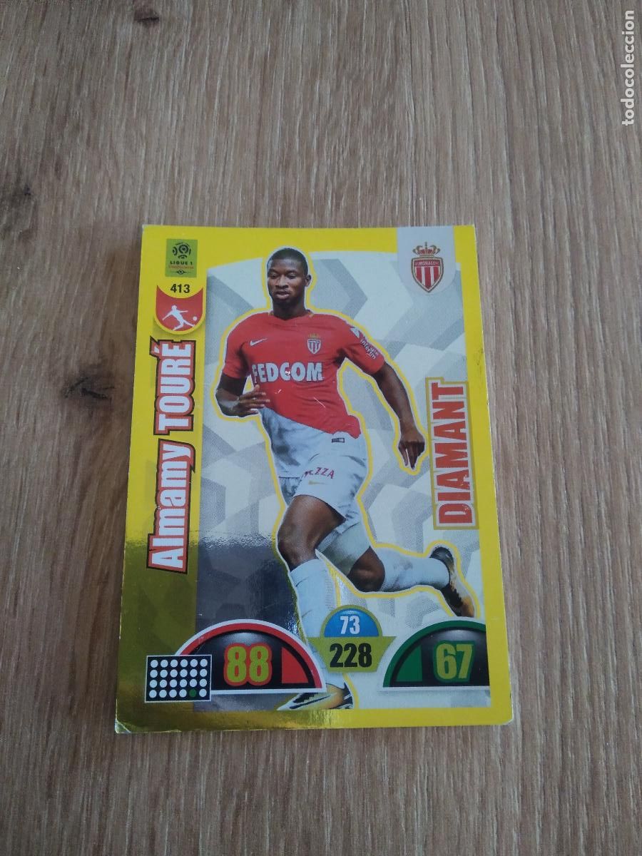 Cromos de F&uacute;tbol: 413 ALMAMY TOURE MONACO CROMO FUTBOL PANINI LIGUE 1 FOOT 2018-2019 ADRENALYN FRANCIA 18-19