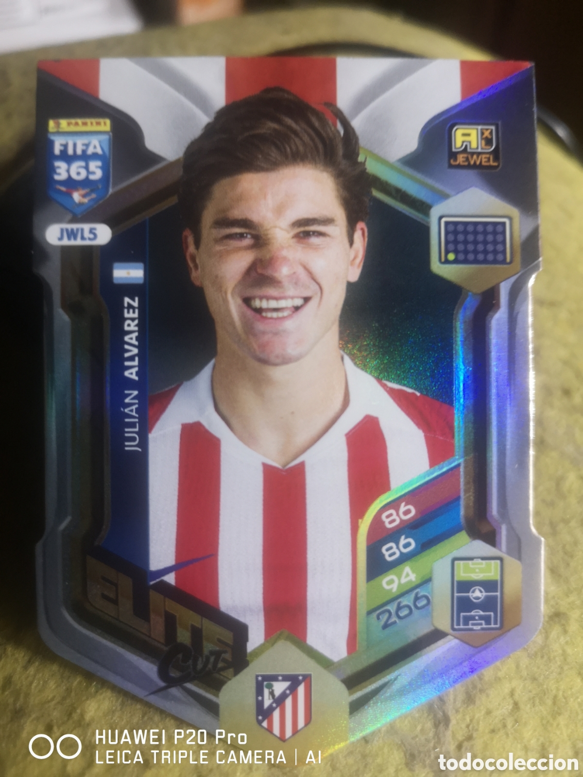 Cromos de F&uacute;tbol: FIFA 365 - ADRENALYN 2026 / ELITE CUT - JULIAN ALVAREZ - ATLETICO DE MADRID / JWL5