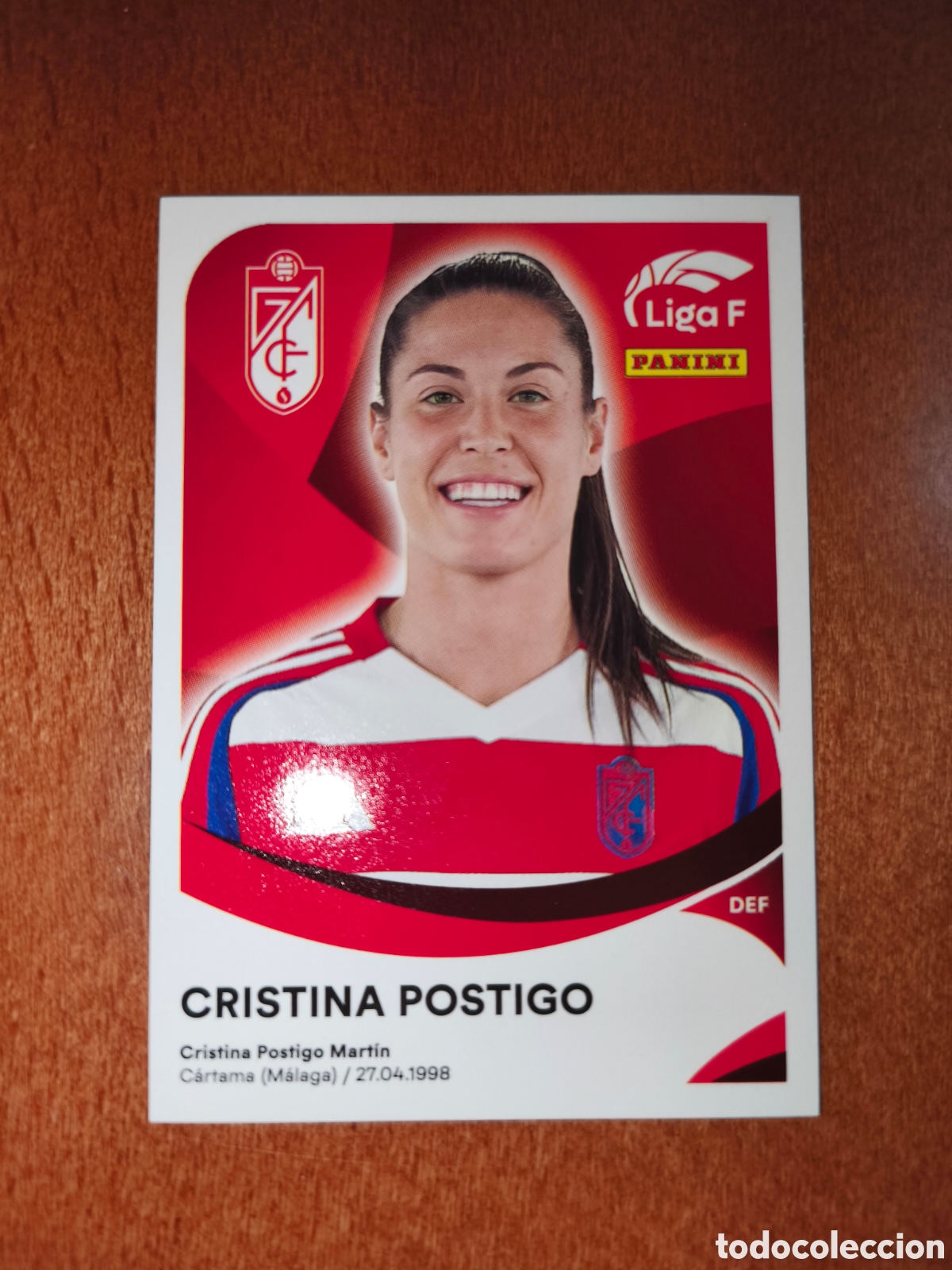 Figurine di Calcio: Cristina Postigo n&deg;167 liga femenina F 24/24 Granada