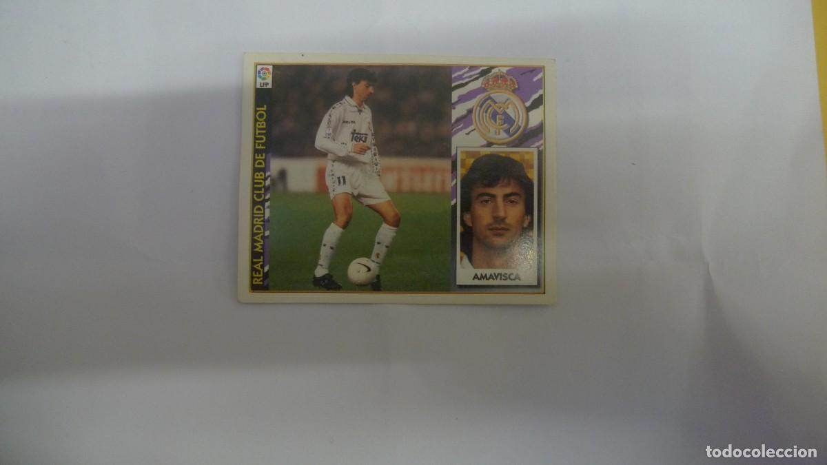Cromos de f&uacute;tbol: Amavisca - Real madrid- Este 97/98 - Foto 1