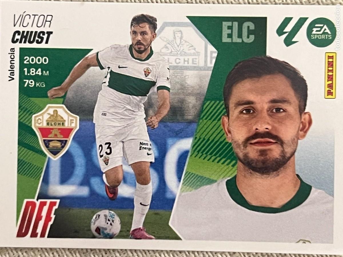 Cartes &agrave; collectionner de Football: CHUST ELCHE C. F. FICHAJE 25 LIGA ESTE 25 26 2025 2026