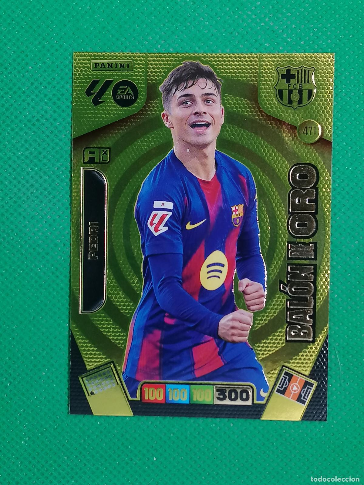 Fu&szlig;ball-Sticker: 471 PEDRI BARCELONA BALON DE ORO ⚽ LIGA ADRENALYN XL 2025 2026 25 26 ⚽