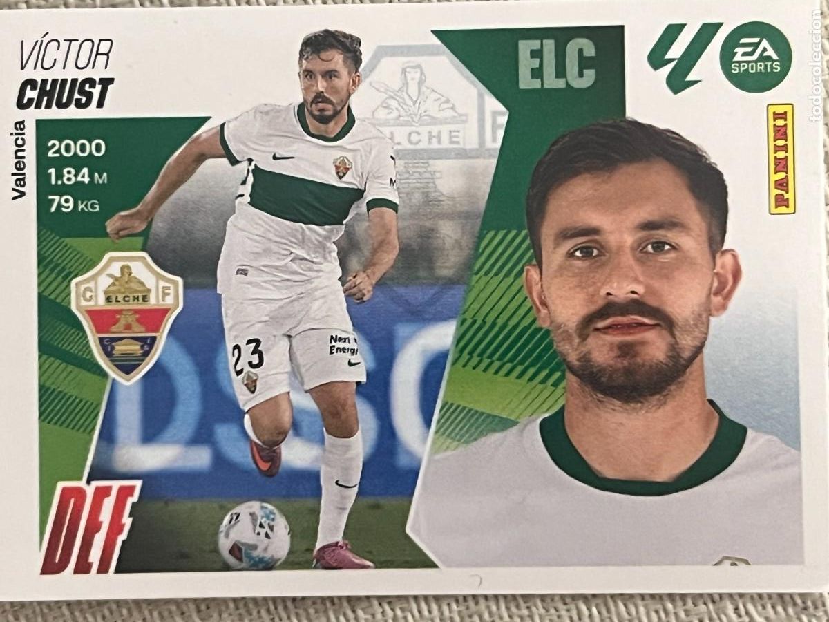 Fu&szlig;ball-Sticker: CHUST ELCHE C. F. FICHAJE 25 LIGA ESTE 25 26 2025 2026