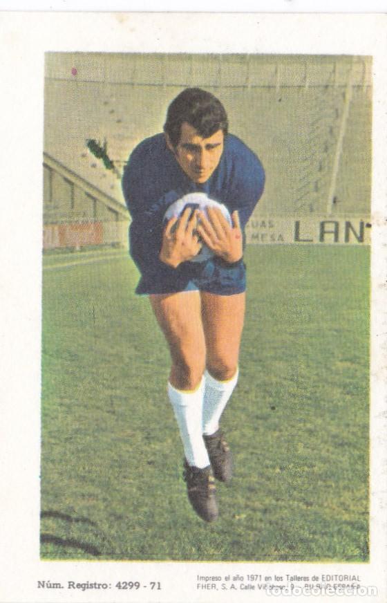 Figurine di Calcio: ABELARDO, VALENCIA. C. F. 1971/1972, ED FHER, SIN PEGAR (CROMO DE CARTON)