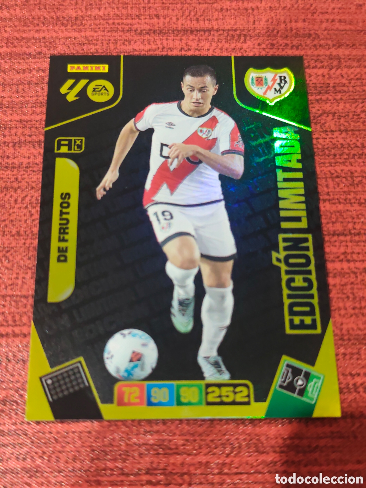 Cromos de F&uacute;tbol: DE FRUTOS RAYO VALLECANO EDICI&Oacute;N LIMITADA ADRENALYN XL 2025 2026 #4