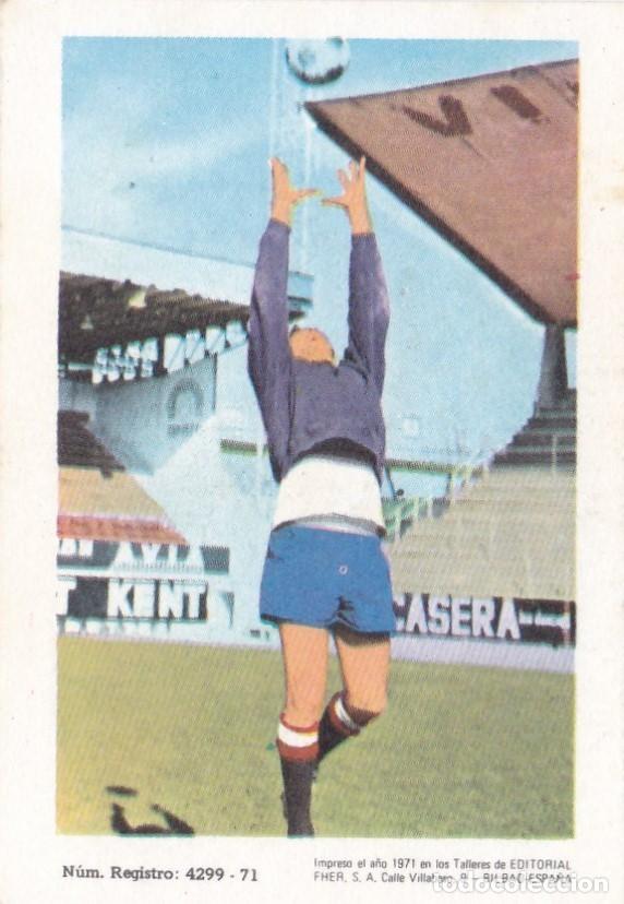 Football Stickers: CASTRO, R. GIJON. 1971/1972, ED FHER, SIN PEGAR (CROMO DE CARTON)