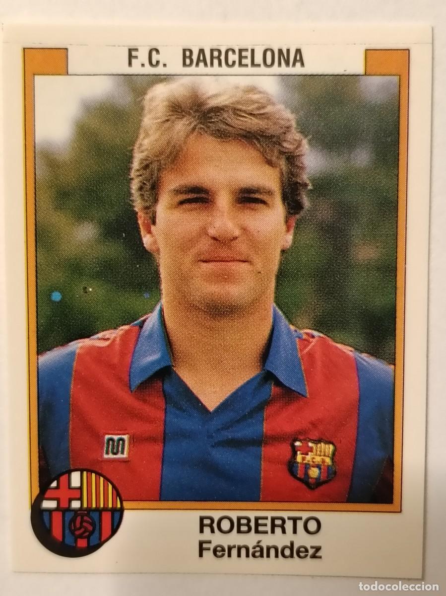 Figurine di Calcio: #54 ROBERTO F.C. BARCELONA FUTBOL 88 PANINI
