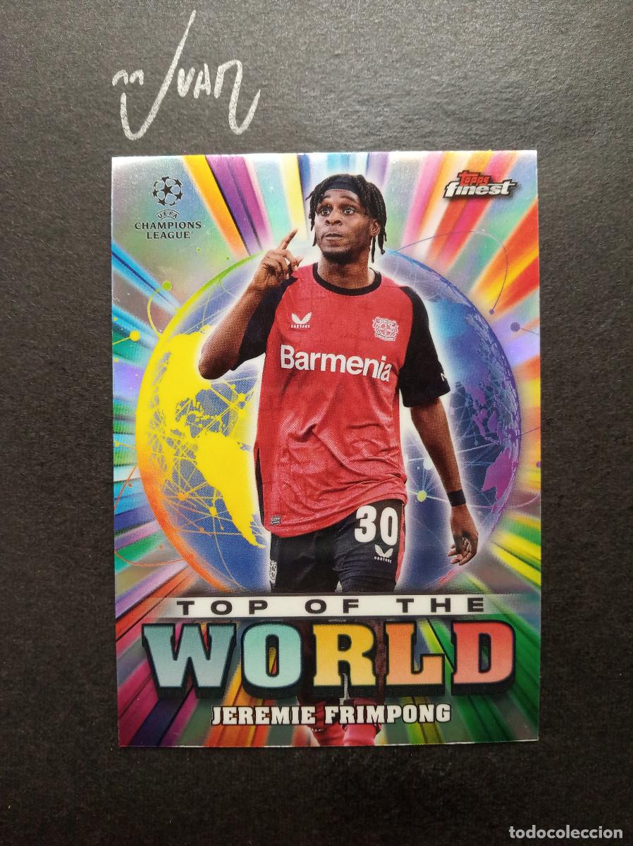 Cromos de F&uacute;tbol: 24 TOP WORLD FRIMPONG BAYER LEVERKUSEN ⚽ TOPPS &reg; FINEST UEFA CHAMPIONS LEAGUE 2024 2025 24 25 NUEVO