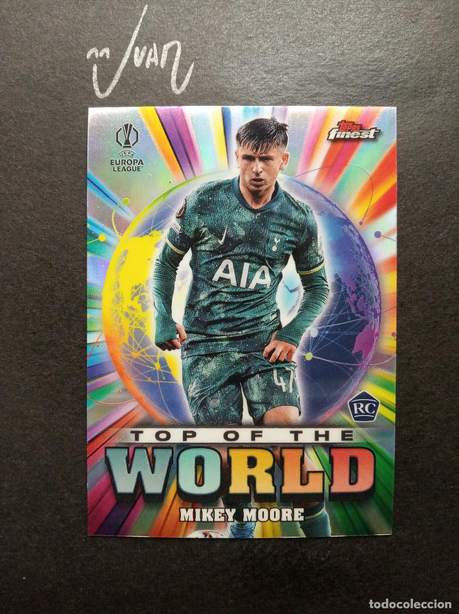 Fu&szlig;ball-Sticker: 31 TOP WORLD ROOKIE MIKEY MOORE TOTTENHAM HOTSPUR ⚽ TOPPS &reg; FINEST CHAMPIONS 2024 2025 24 25 NUEVO