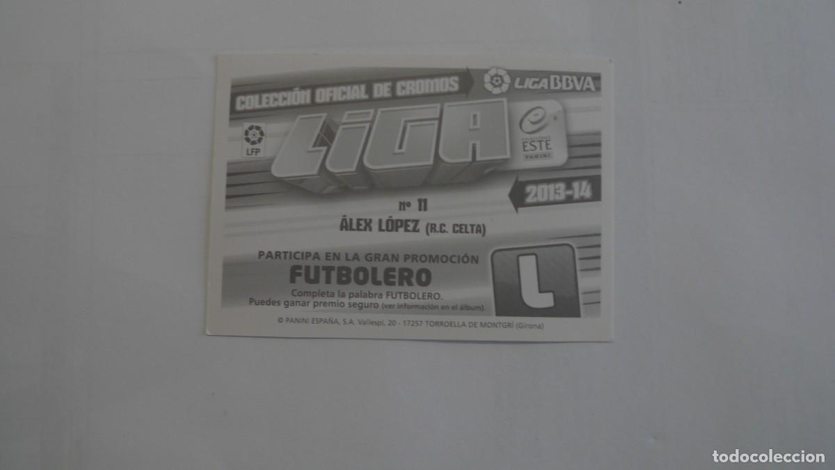 Cromos de f&uacute;tbol: Alex L&oacute;pez Celta Panini 2013/14 - Foto 2