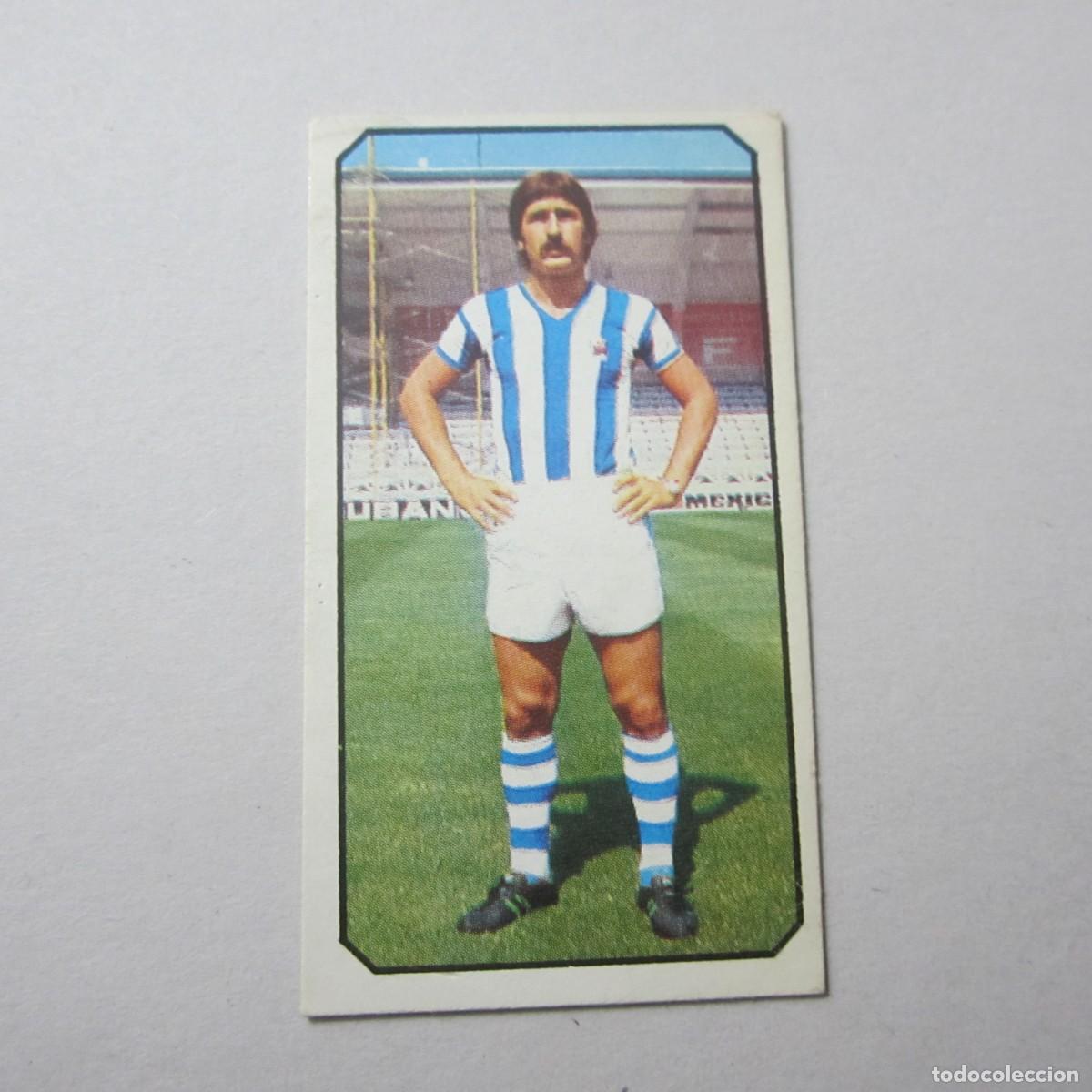 Cromos de F&uacute;tbol: EDICIONES ESTE. NUEVO LIGA 77-78. GORRITI, REAL SOCIEDAD
