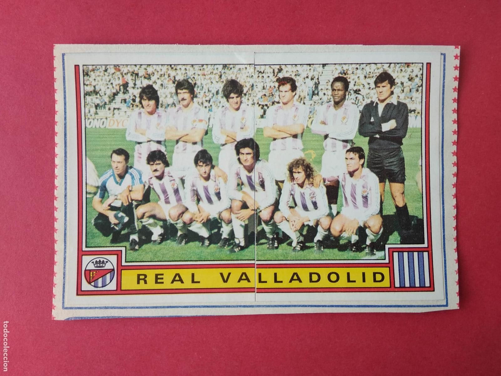 Cromos de Futebol: PANINI FUTBOL LIGA 83 1983 CROMO RECORTADO 290 291 ALINEACION VALLADOLID