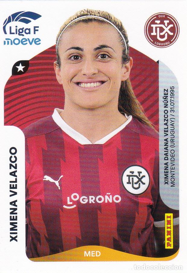 Cromos de f&uacute;tbol: LIGA F 2025-26 * XIMENA VELAZCO N&ordm; 156A DEL DUX LOGRO&Ntilde;O (NUEVO DE SOBRE) (A-14)