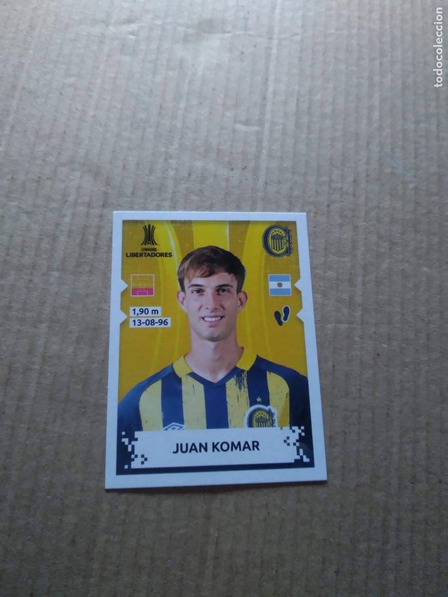 Fu&szlig;ball-Sticker: 358 JUAN KOMAR ROSARIO CENTRAL CROMO FUTBOL PANINI CONMEBOL COPA LIBERTADORES 2024