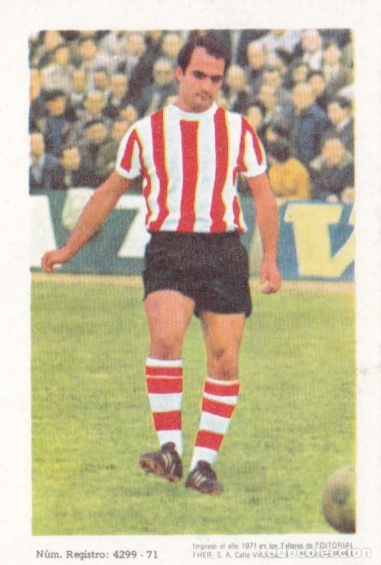 Football Stickers: SAEZ, A. T. BILBAO. 1971/1972, ED FHER, SIN PEGAR (CROMO DE CARTON)