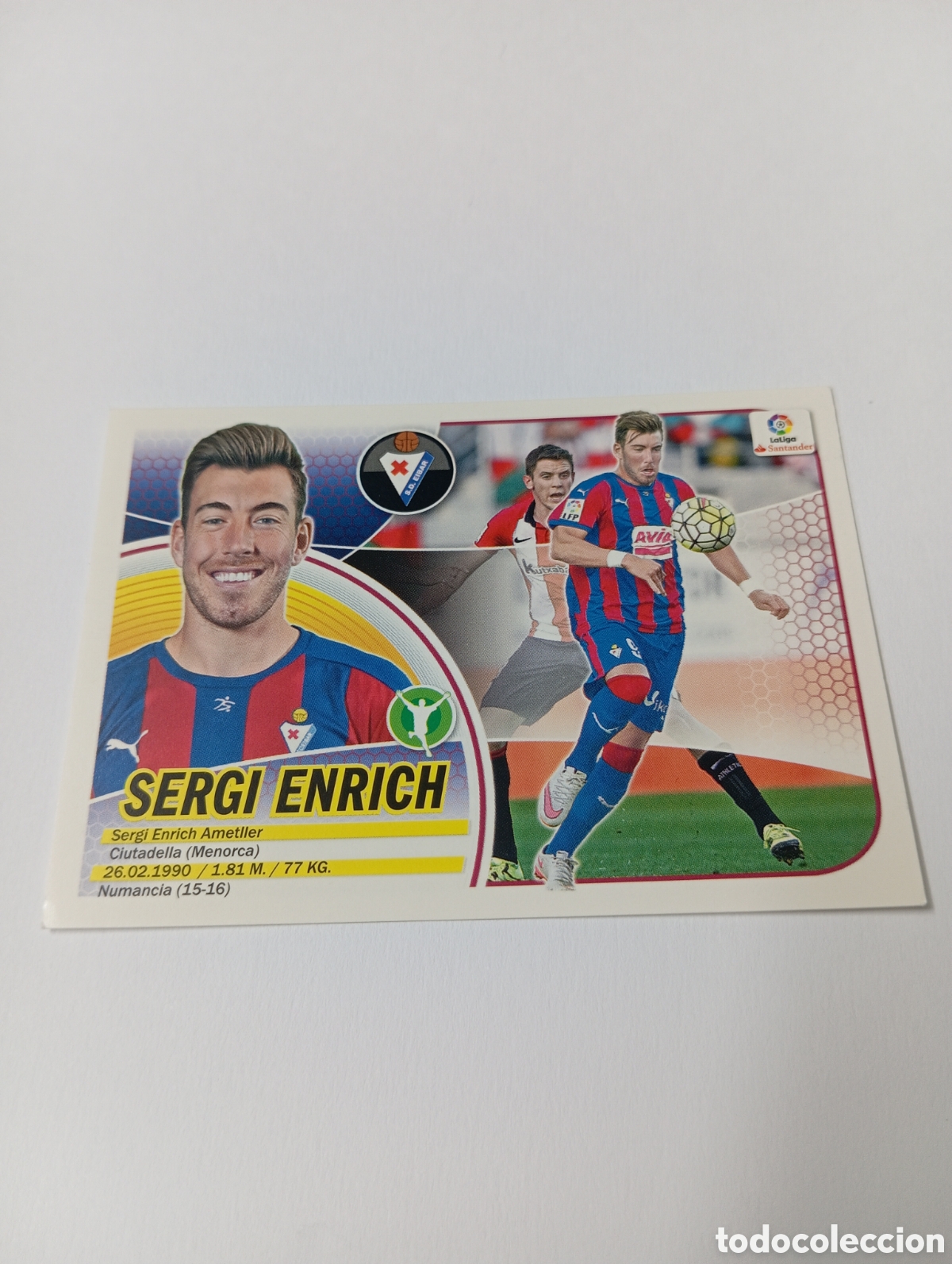 Fu&szlig;ball-Sticker: Sergi Enrich 16 Eibar liga este 16 17 panini 2016 2017