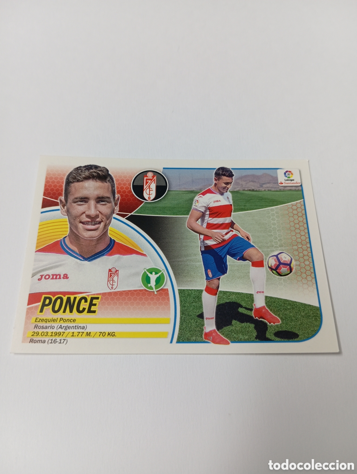 Figurine di Calcio: Ponce 16 Granada liga este 16 17 panini 2016 2017