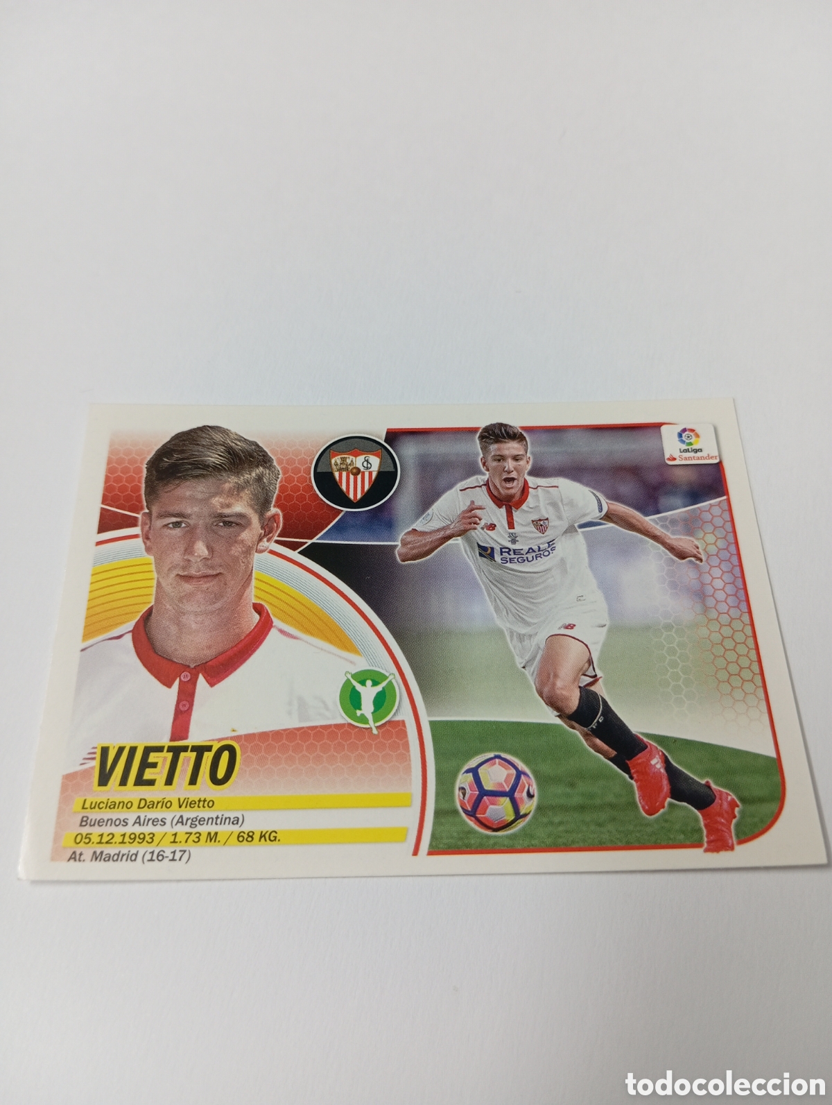 Fu&szlig;ball-Sticker: Vietto 15 BIS Sevilla liga este 16 17 panini 2016 2017