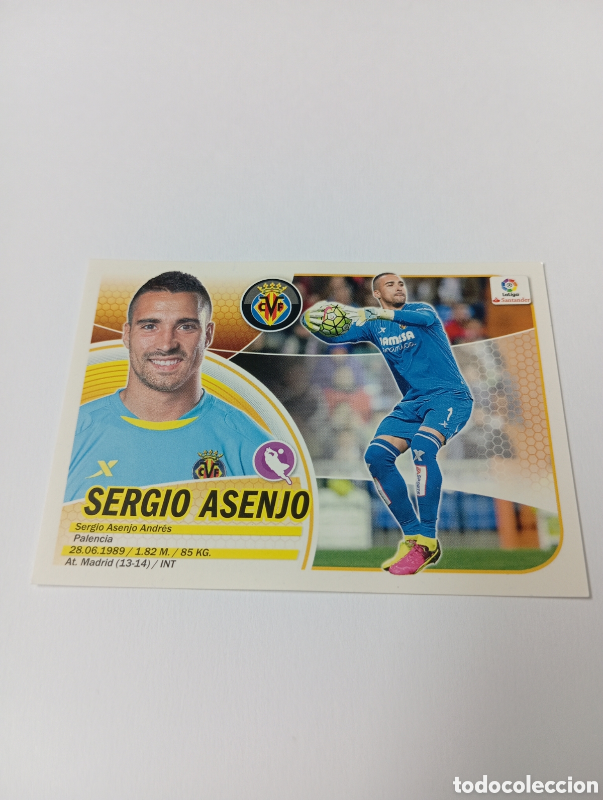 Fu&szlig;ball-Sticker: Sergio Asenjo 1 Villarreal liga este 16 17 panini 2016 2017