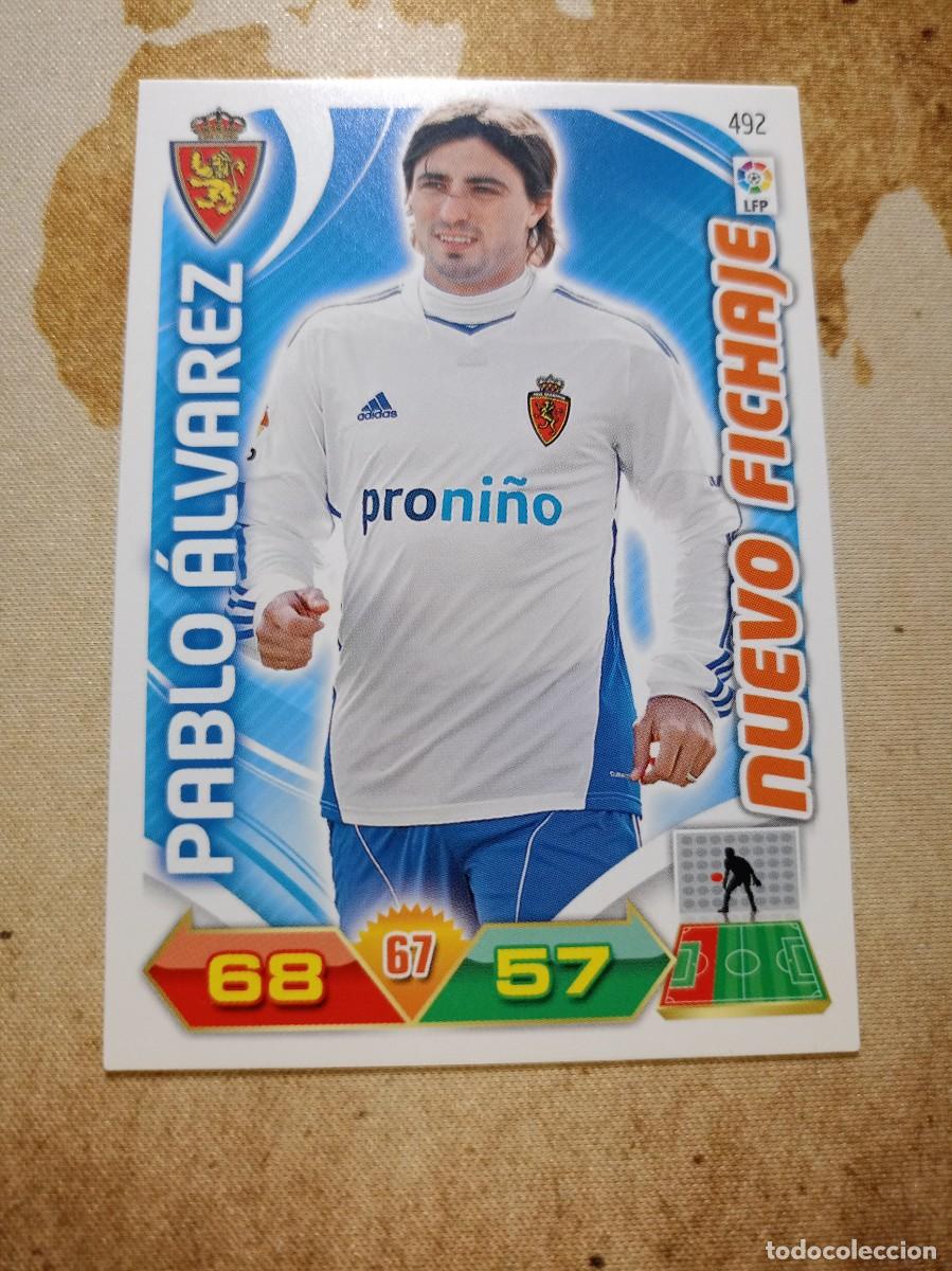 Figurine di Calcio: Nuevo Fichaje 492 PABLO &Aacute;LVAREZ Adrenalyn 2011-12